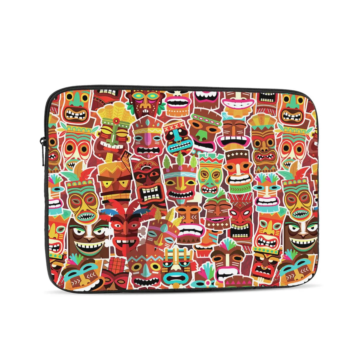 

Tiki Pattern Polynesian Tikis Computer ipad Laptop Cover Case Laptop Sleeve Bag Portable Cover Fundas Pouch