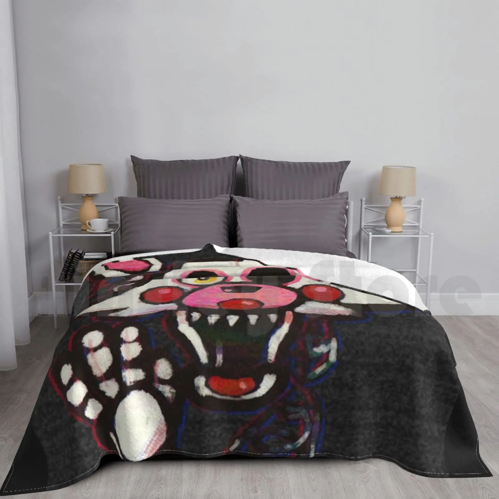 Mangle Blanket Fashion Custom 369 Fnaf Five Nights At S Five Nights At Mangle Fnaf2 The Mangle