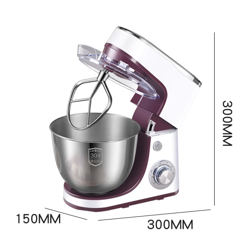 Desktop Whisk Electric Household Baking Chef Machine Cream Whisk Small Mixing and Milk Cover Commercial