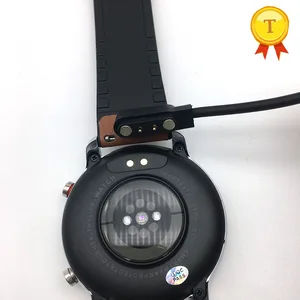 Hochwertiges magnetisches Ladungskabel für L8 L9 L5 L11 IWO26 Smart Watch Armband 2 Pins 4mm Schwarze Stromladedatenbanken 6 Hauptverkaufsladegerät Iwo W26 - №2