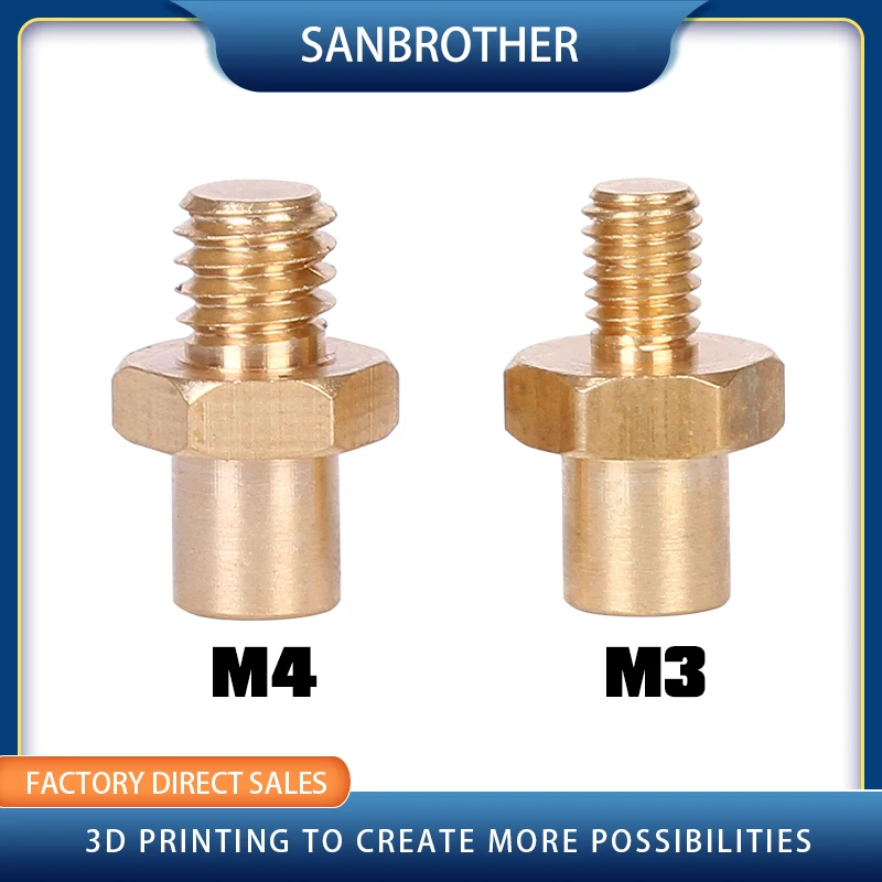 

3D Printer Parts M3 / M4 Thread Temperature Sensor Thermistor K-type Screw Thermocouple Fixing Screw