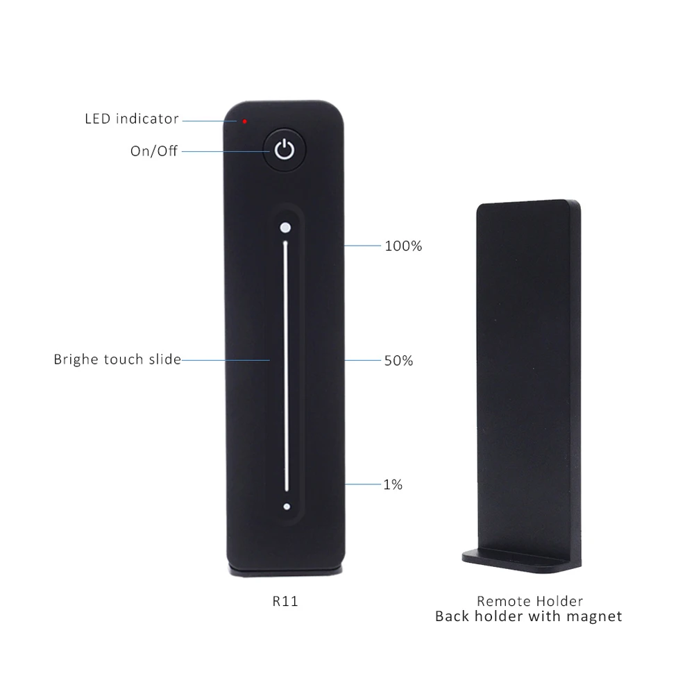 Dimmer LED 12V 24V 15A Single Color Touch Dimmer Remote Switch 2.4G RF Smart Wifi Wireless PWM LED Strip Light Remote Dimer V1-L