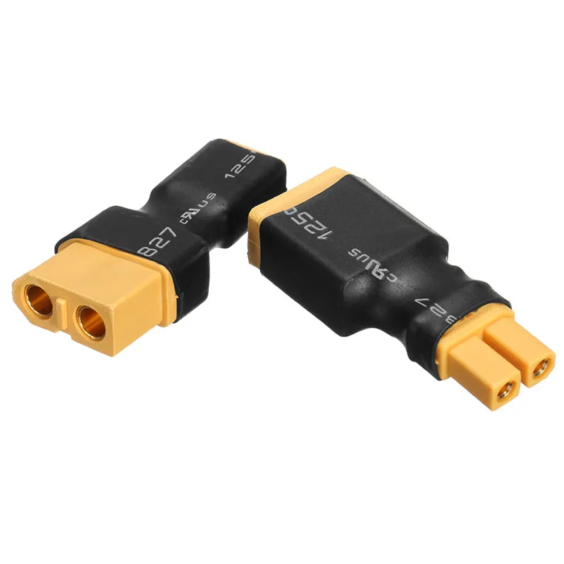 2pcs Amass XT60 Female Male Plug To XT30 Female Male Plug Connector for RC Models Drone Quadcopter Helicopter Lipo Battery