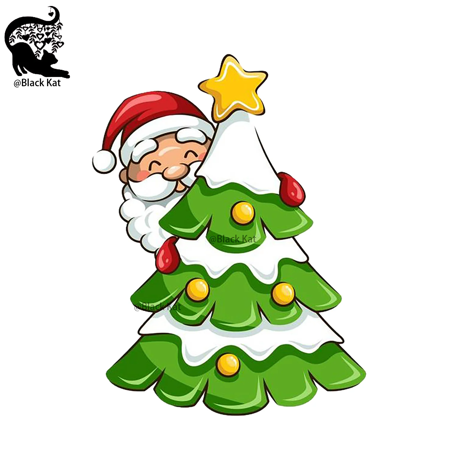 New Star Snow Covered Christmas Tree Santa Claus Cutting Dies Metal DIY Scrapbook Stencil Gift Card Craft