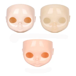 1/6 30cm Plastic Blyth Doll Factory Blyth DIY Doll Faceplate With Backplate No Makeup Face and Screw Toys Accessories