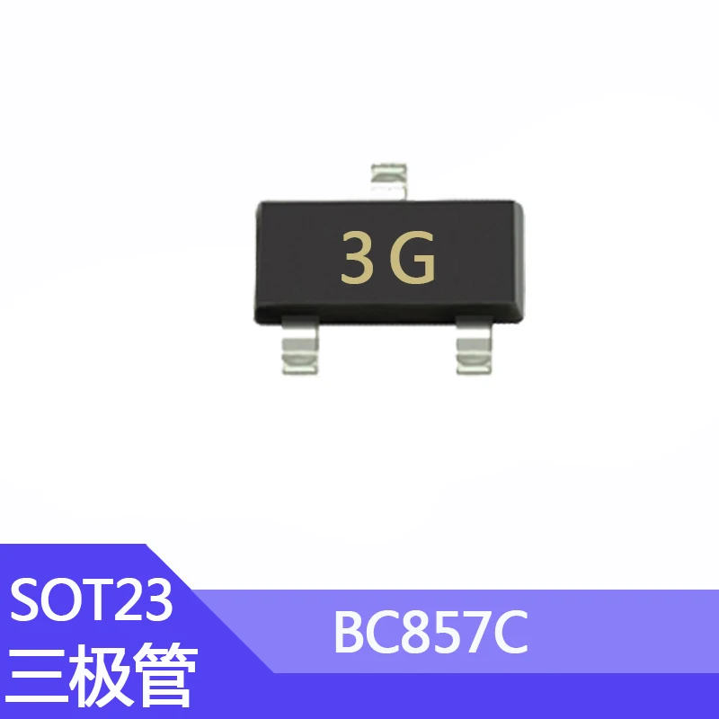 

100pcs SOT23 Transistor BC846B 1B BC847A 1E BC847B 1F BC847C 1G BC857A 3E BC857B 3F BC857C 3G BC817-25 6B BC817-40 6C BC807-40