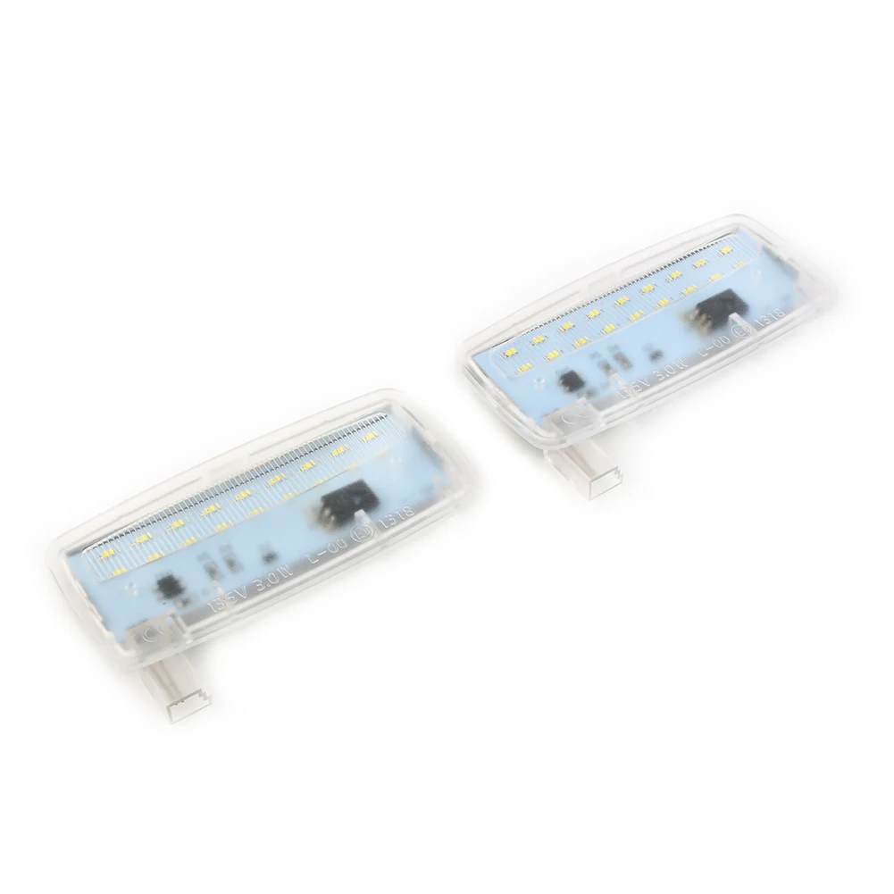 2x Error Free LED SMD Car Vanity Mirror Visor Light For BMW E88 E93 LCI Rolls-Royce RR2 Drophead / RR3 Coupe