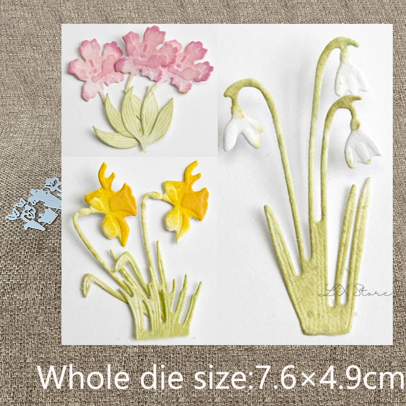 XLDesign Craft Metal Cutting Die mold flower grass sets decoration scrapbook Album Paper Card Craft Embossing die cuts