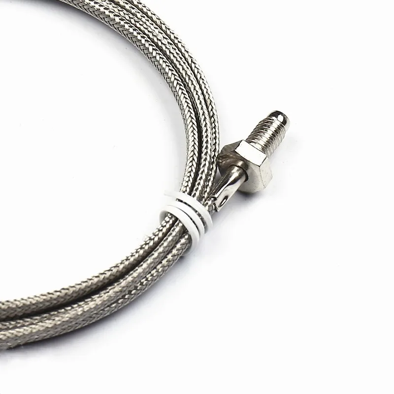 1M/2M/3M/4M/5M K-type Thermocouple Control Thread M8 Screw Probe Temperature Sensor Temperature Controller 0-400C Sensor Probe