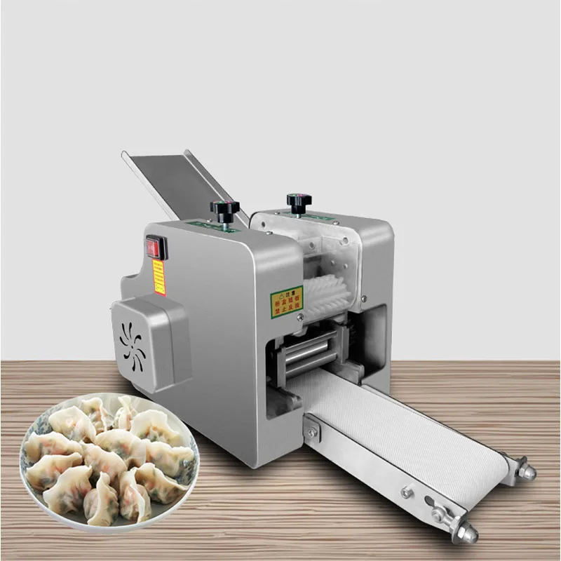 Automatic Wonton Skin Maker Electric Dumpling Wrapper Machine Spring Roll Skin Machine Dough Sheeter Kitchen food processor