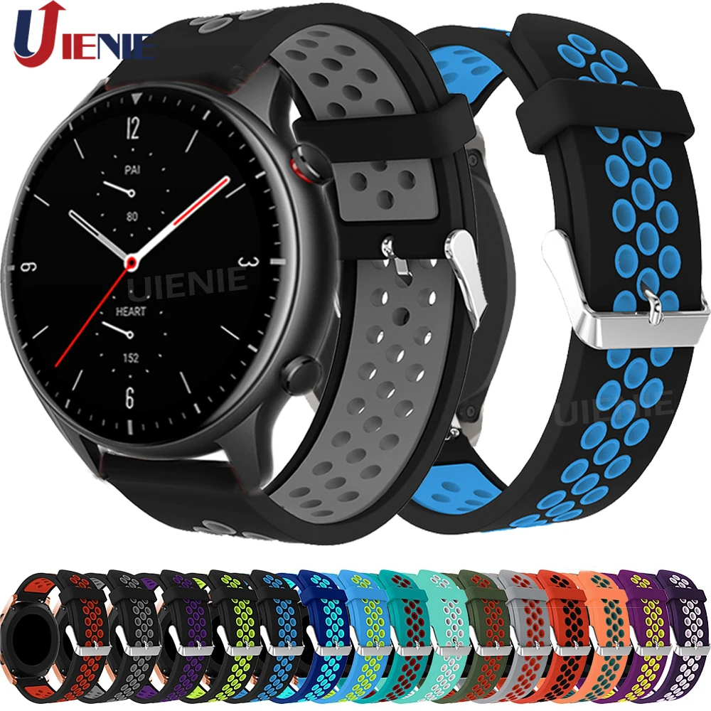 For Huami Amazfit GTR 2 2e 47MM Strap gtr2 Sport Bracelet Silicone Watchband 22mm Watch Band for Amazfit Stratos 3 2 Pace correa