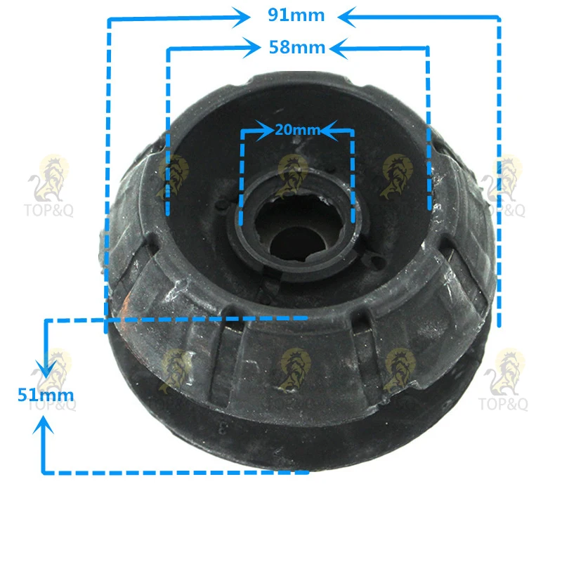 Ront Shock Absorber rubber Strut Mount rubber buffer Fit for Great Wall Voleex C30 C20R 1pcs car accessories