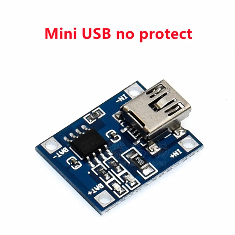 1A 18650 Type-c/Micro/Mini USB 5V TP4056 Lithium Battery Charger Module Charging Board with Protection 1A Li-ion Dual Functions