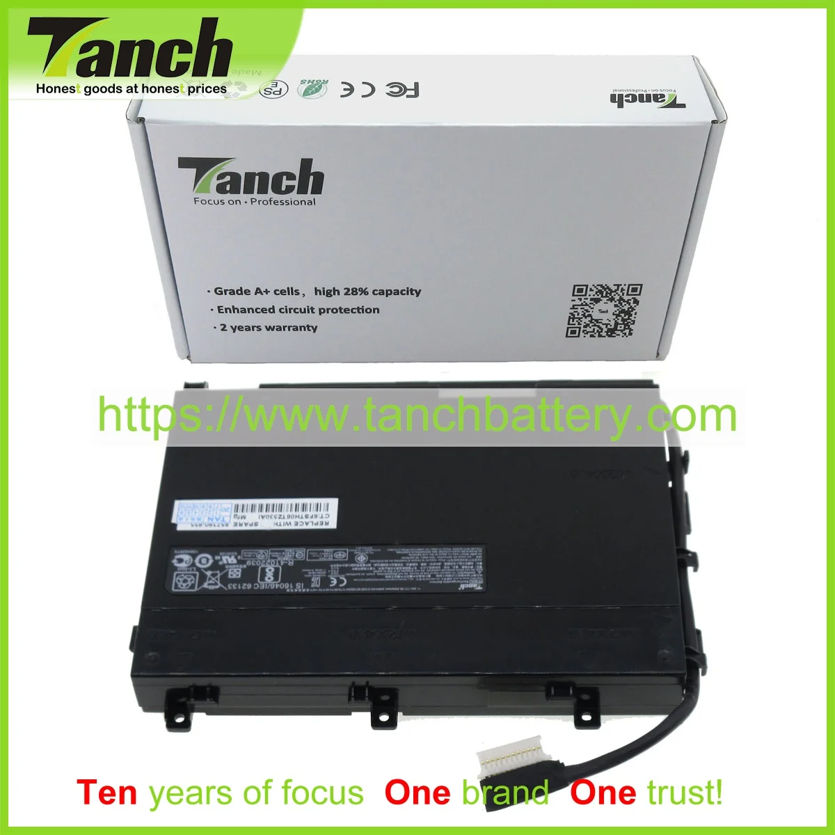

Tanch Laptop Battery for HP HSTNN-DB7M 853294-855 857397-855 Omen 17 17-W120TX PLUS 17-204TX 17-w212ng 11.55V 9cell