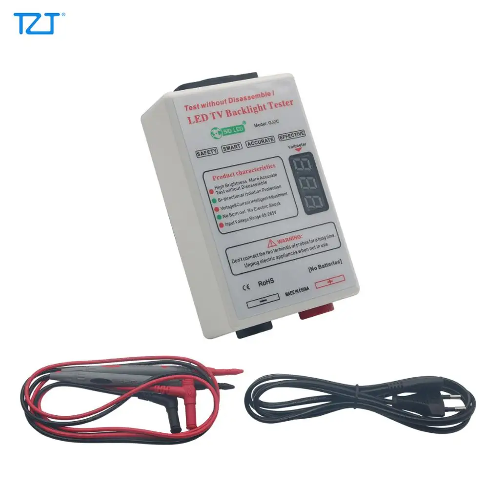 TZT LED LCD TV Backlight Tester Meter Tool Lamp Beads Detector Repair GJ2C 0-275V Output