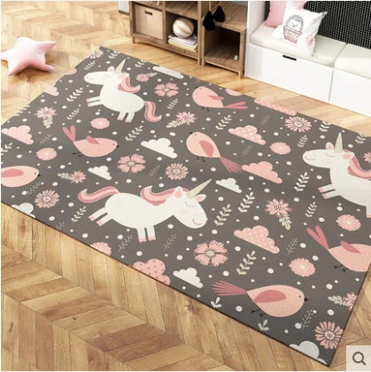 Baby Play Mats Kids Crawling Carpet Floor Rug Baby Bedding Rabbit Blanket Cotton Game Pad Children Room Decoration