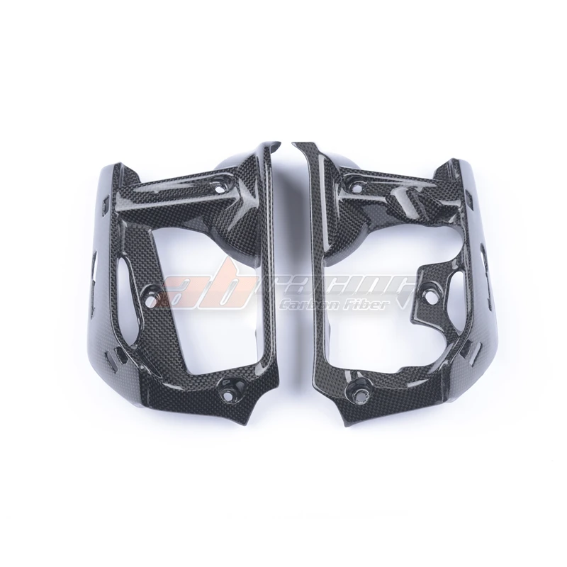 Motorcycle Black Side Covers Cowl Farings For Ducati Monster 821 1200 2014-2020 Full Carbon Fiber 100%