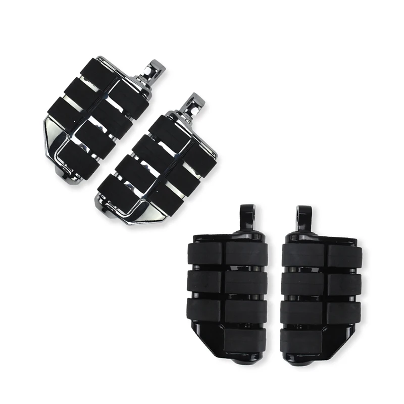 Motorcycle Engine Guard Highway Foot Pegs Footpeg 10mm Footrest Pedal Black/Chrome For Harley Touring Sportster XL Dyna Softail