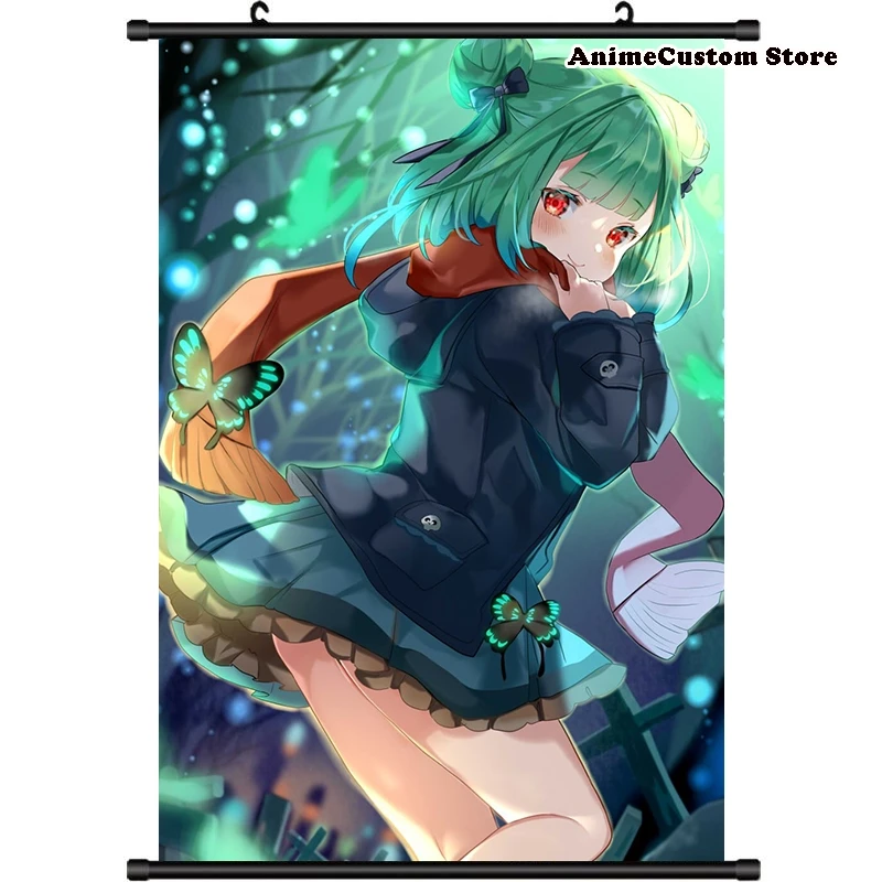 Anime Hololive VTuber Uruha Rushia HD Wall Scroll Roll Painting Poster Hang Poster Home Decor Collectible Decoration Art Gifts