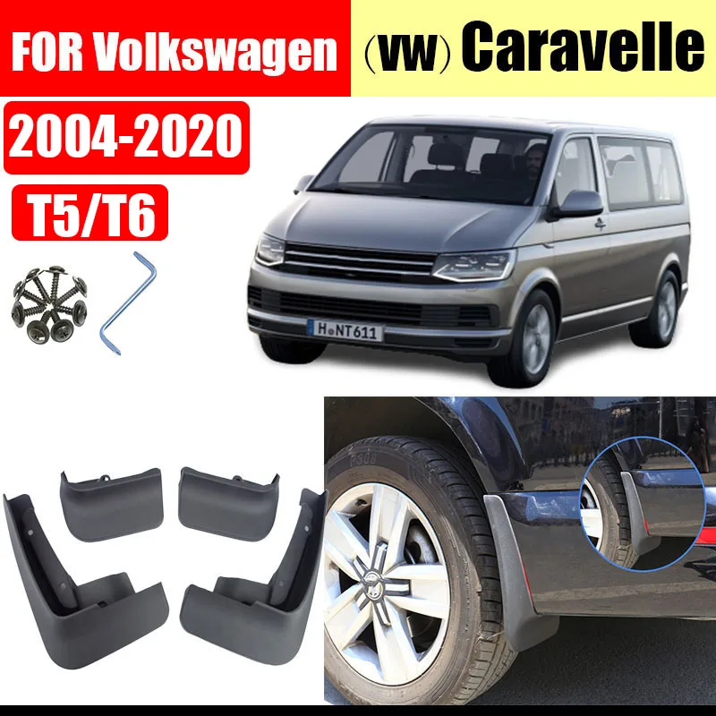 

Брызговики для VW CARAVELLE T5 T6, брызговики, Аксессуары для автомобилей, передние и задние 4 шт.