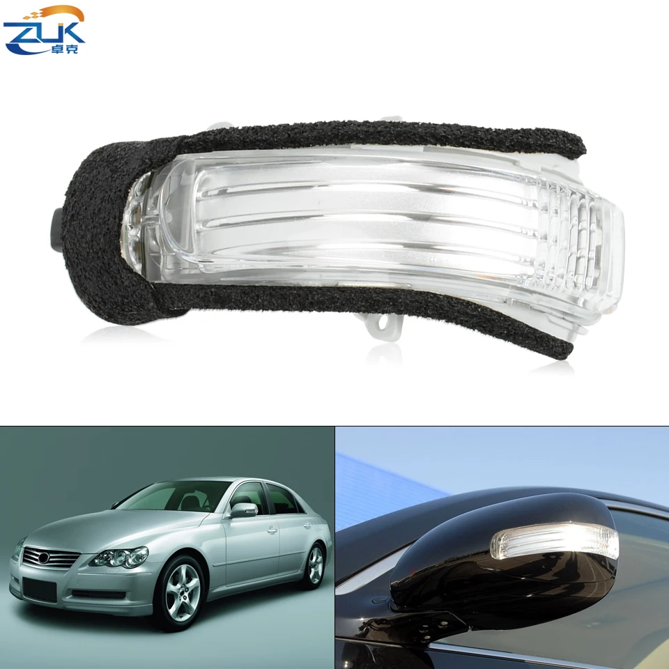 ZUK Rearview Side Mirror LED Turn Signal Lamp Repeater Flasher For COROLLA AURIS RUKUS ZELAS REIZ MARK X SCION xB tC PASSO BLADE