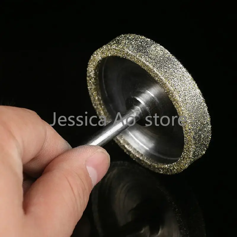 20-50mm 60/240 grana mola diamantata a forma piatta giada disco abrasivo lucidatura macchina per maglieria piatta levigatura della superficie della giada