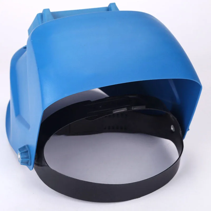 Anti-fall Plastic Welding Mask Adjustable Helmet for Soldring Plastic Solar Cap Viewing Area Adjustable Foldable Headband