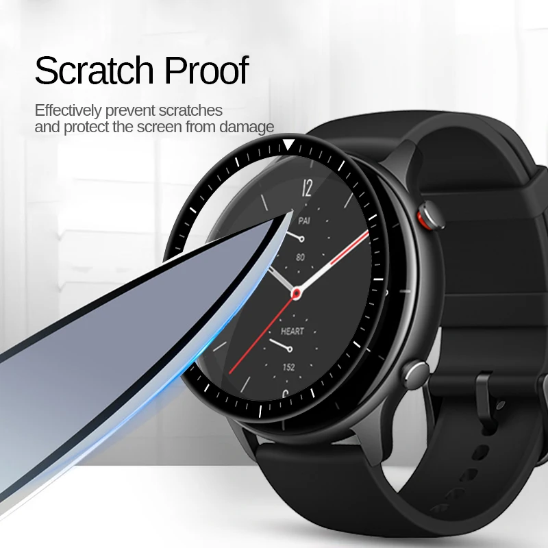 3D Full Screen Protector On The For Xiaomi Mi Huami Amazfit Amazfit GTR 2 2E GTR2 E GTR2e Smart Watch Protective Film Not Glass