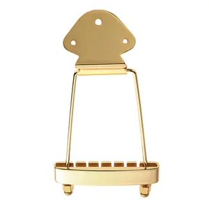 Heckhalter Trapez für Gitarre, 6 Saitenbrücke, Archtop, Jazzgitarren -Ersatzteile 12 Hauptverkauf Trapez - №6