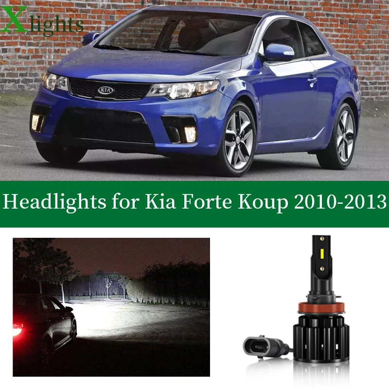 Xlights Auto Lampen Voor Kia Forte Koup 2010 2011 2012 2013 Led Koplamp Lamp Lage Grootlicht Lamp Canbus Koplamp licht Accessoires