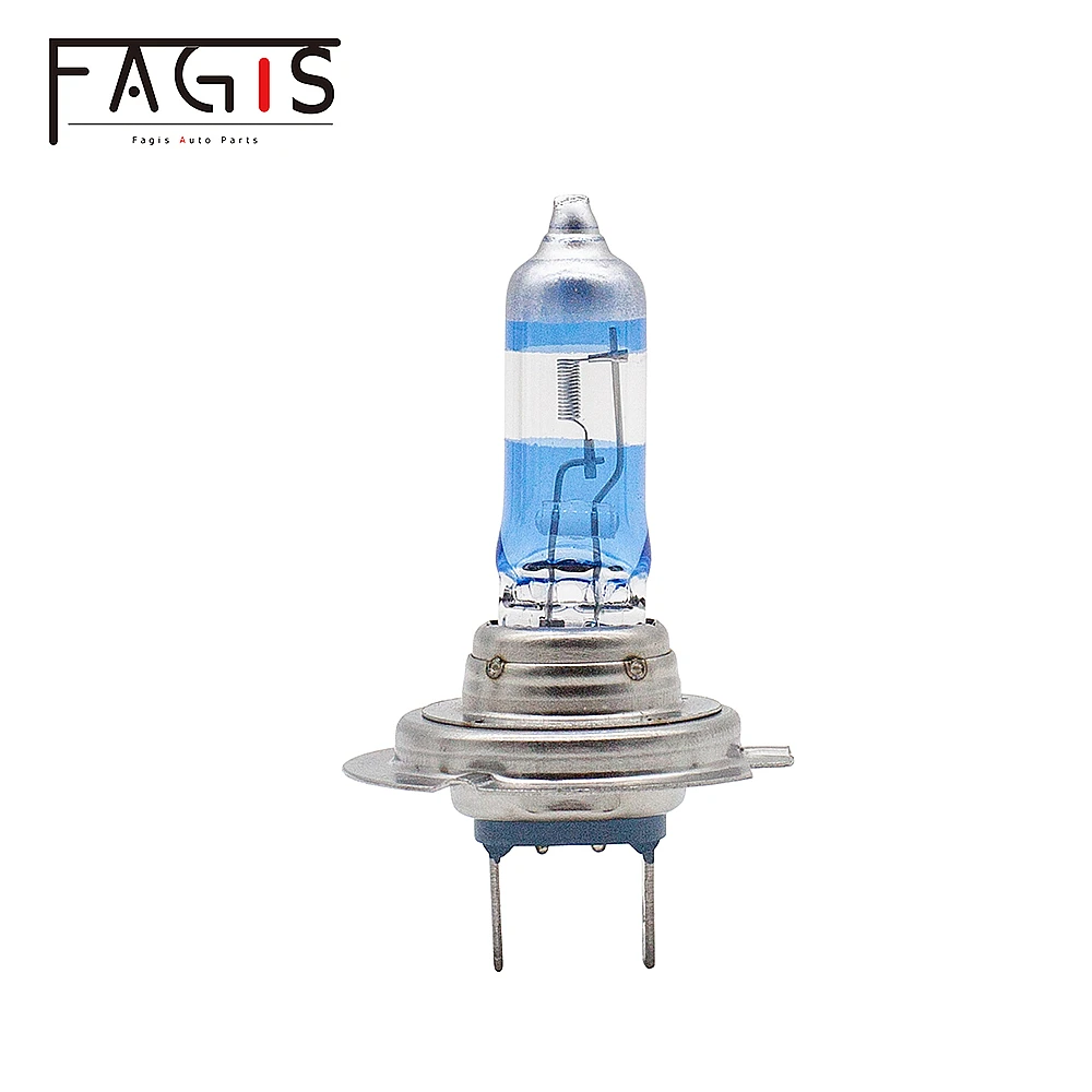 Fagis 2pcs White H1 H3 H4 H7 55W 12V Halogen Lamp Super Bright White Bulb Halogen Headlight Car Head Lamp Halogen Auto Lighting