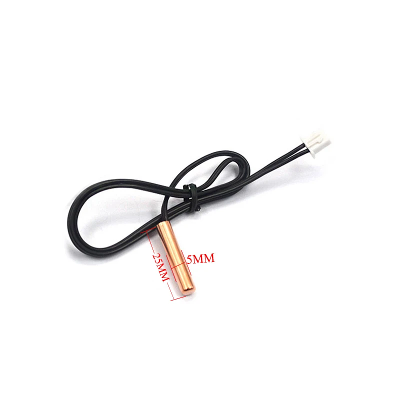 Air conditioning temperature sensor 5K 10K 15K 20K 25k 50K Air Conditioner Tube Sensor rubber head copper head