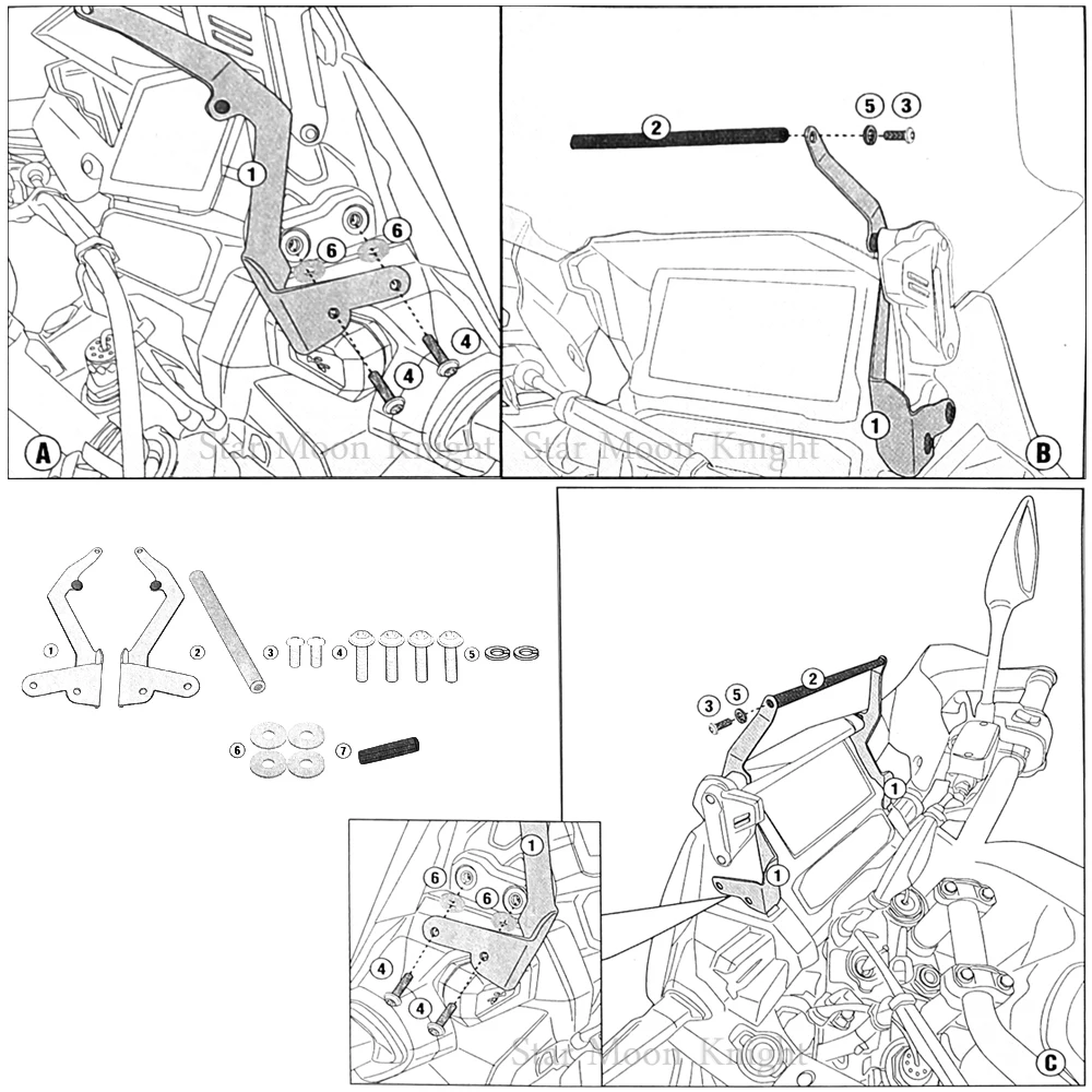 Для HONDA CRF 1100L Африка Twin Adventure sports CRF1100L аксессуары для мотоциклов подставка держатель для телефона GPS Navigaton пластина Кронштейн