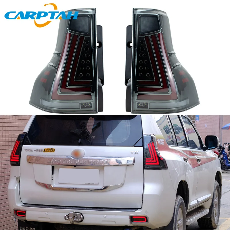 

Car Styling Taillight Tail Lights For Toyota Prado FJ150 2011 - 2019 Rear Lamp DRL + Dynamic Turn Signal + Reverse + Brake LED