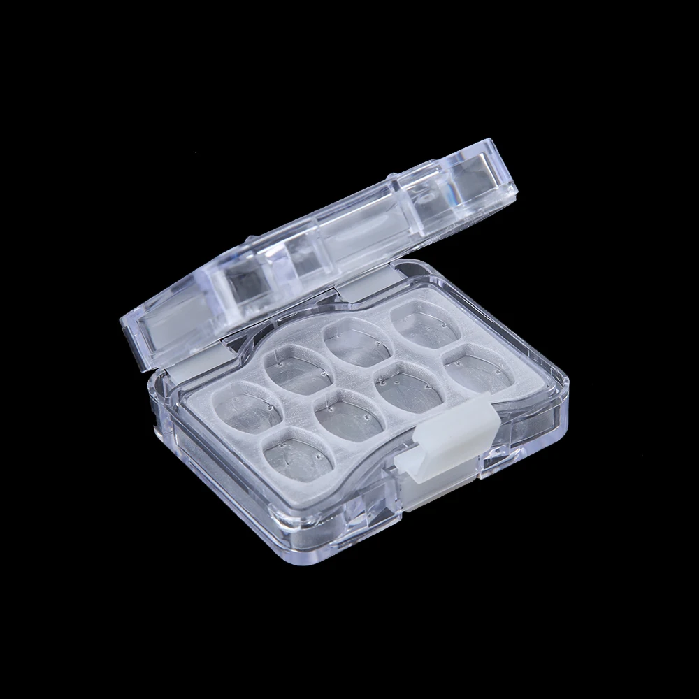 Plastic Dental Lab Box With Film Dentist False Tooth Case Box with Membrane Storage Boxes With Hole Denture Teeth Container Case