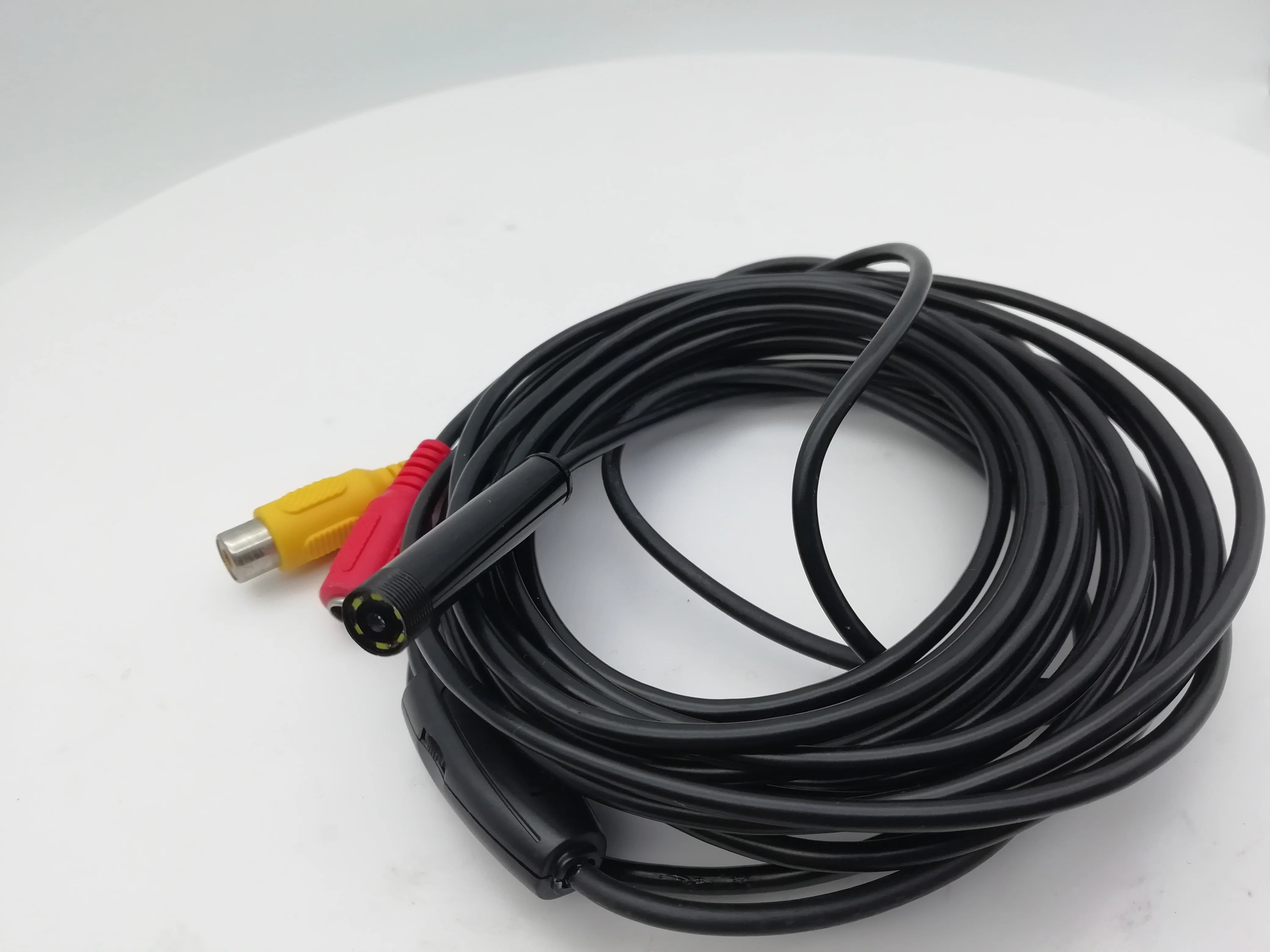 Câmera endoscópica AV de 5,5 mm / 9 mm com iluminação LED CMOS Boroscópio AV Microscópio