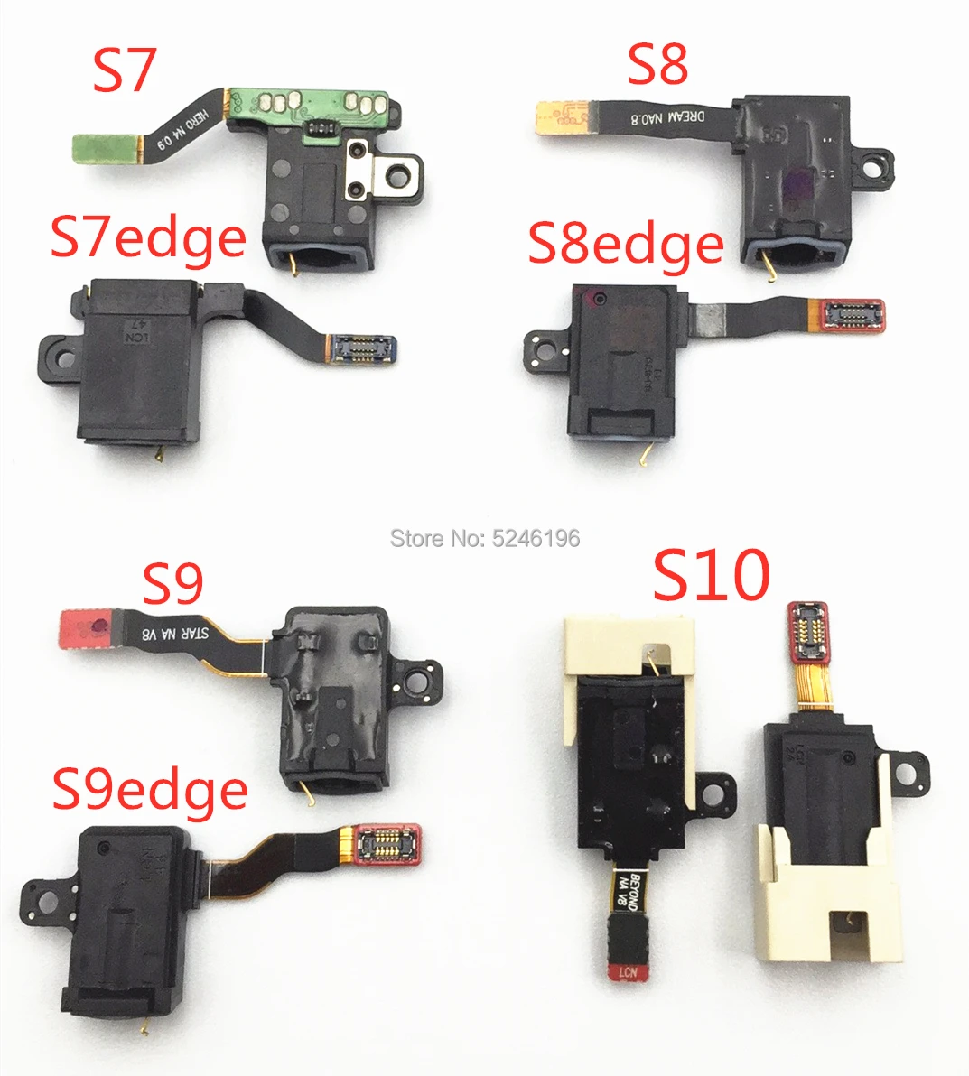 1pcs Earphone Headphone Audio jack Flex Cable For Samsung Galaxy S7 S8 S9 S10 Plus S7 edge S8+ S9+ S10+ Replace Part