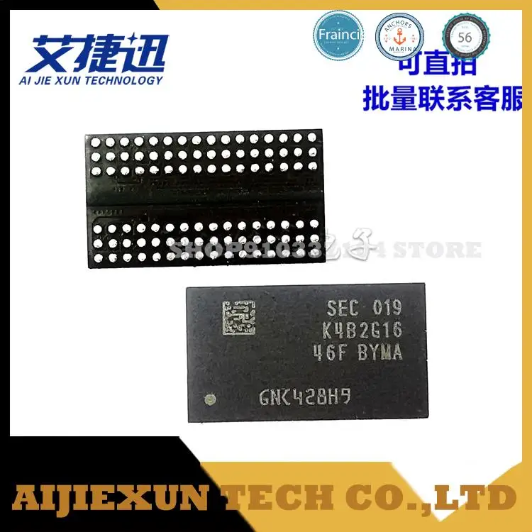 

10pcs/lot K4B2G1646 K4B2G1646F-BYMA 256M*16 DDR3 Memory IC CHIPS NEW AND ORIGIANL