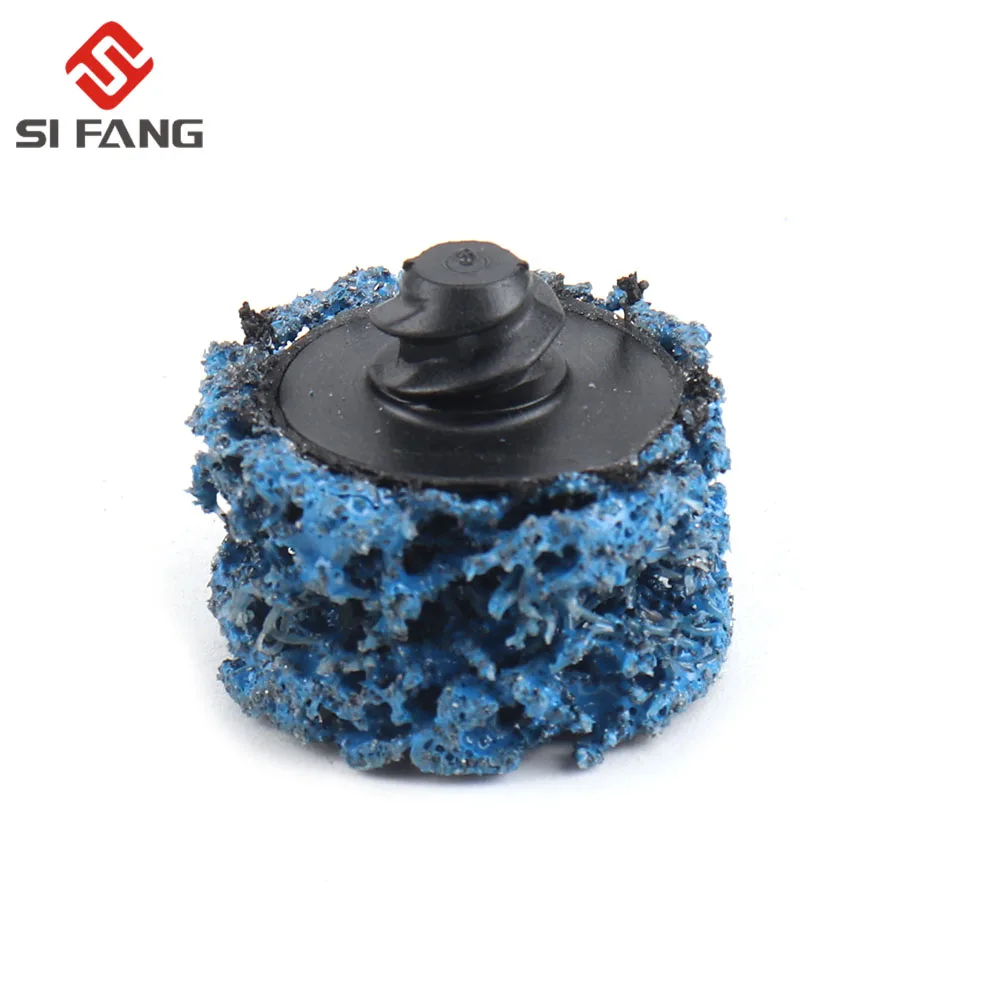 25mm/50mm/75mm Quick Change Strip R-type Disc Easy Abrasive Grinding Wheels+1pc Lock Sanding Disc for Rust Removal