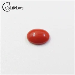 100% Italian Red Coral 4mm*6mm To 8mm*10mm Natural Precious Coral Loose Gemstone for Ring Making Italian Coral for Jewelry Shop