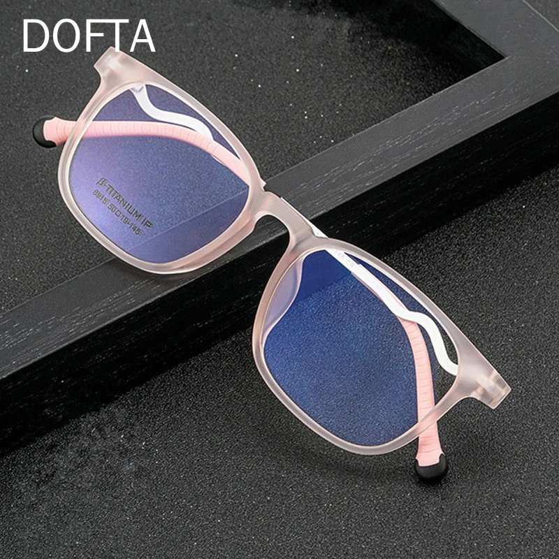 DOFTA  TR +Titanium Glasses Frame Women  Myopia Optical Prescription Eyeglass Frame Man Eyewear 5368