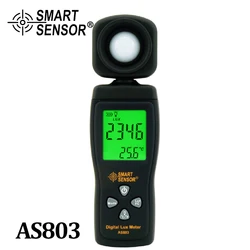 SMART SENSOR AS803 Digital Lux Meter Luminance Tester Light Meter 1-200000 Lux Tools fotometro spettrometro Actinometer