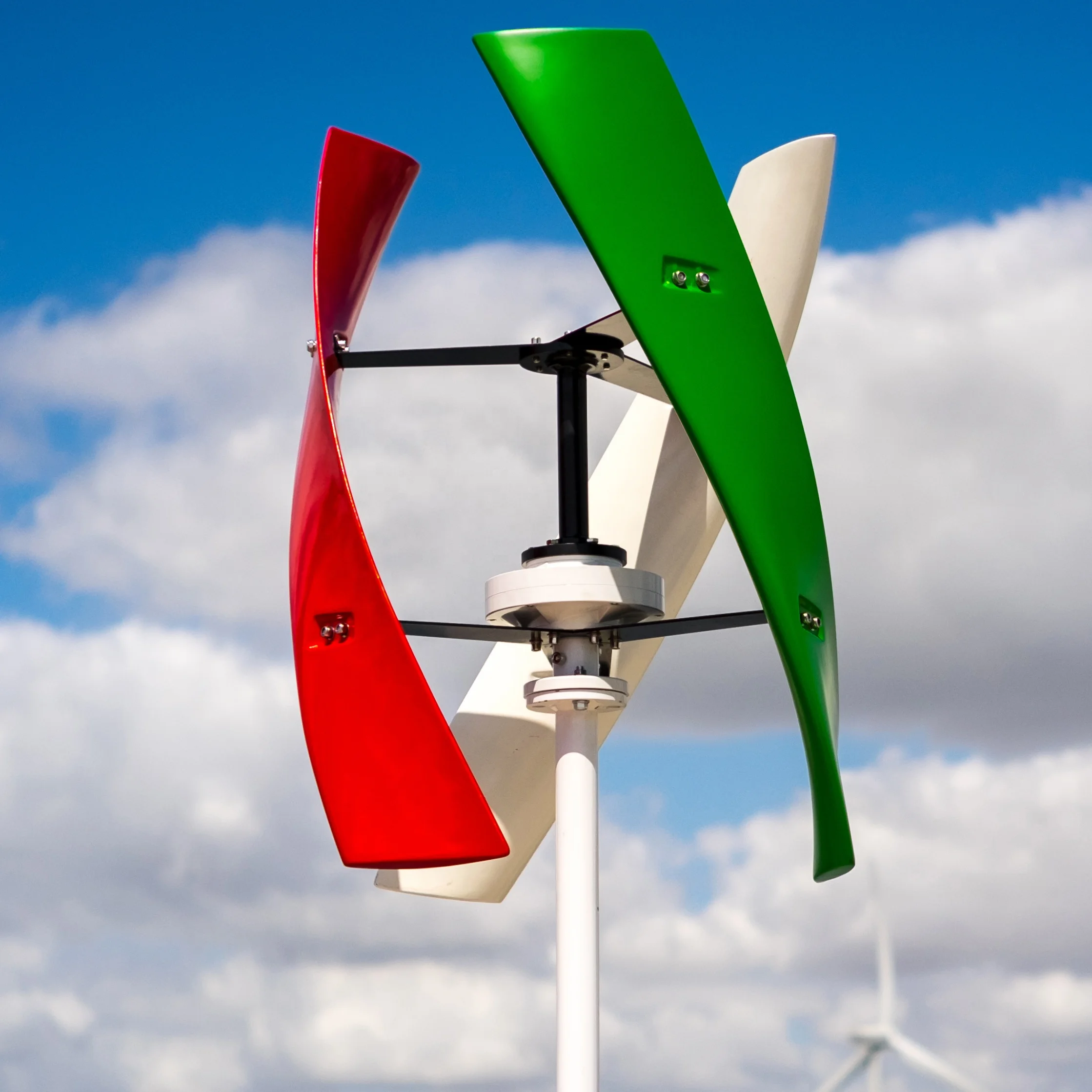 Turbina aerogeneradora de eje Vertical para uso doméstico, 600W, precio de fábrica