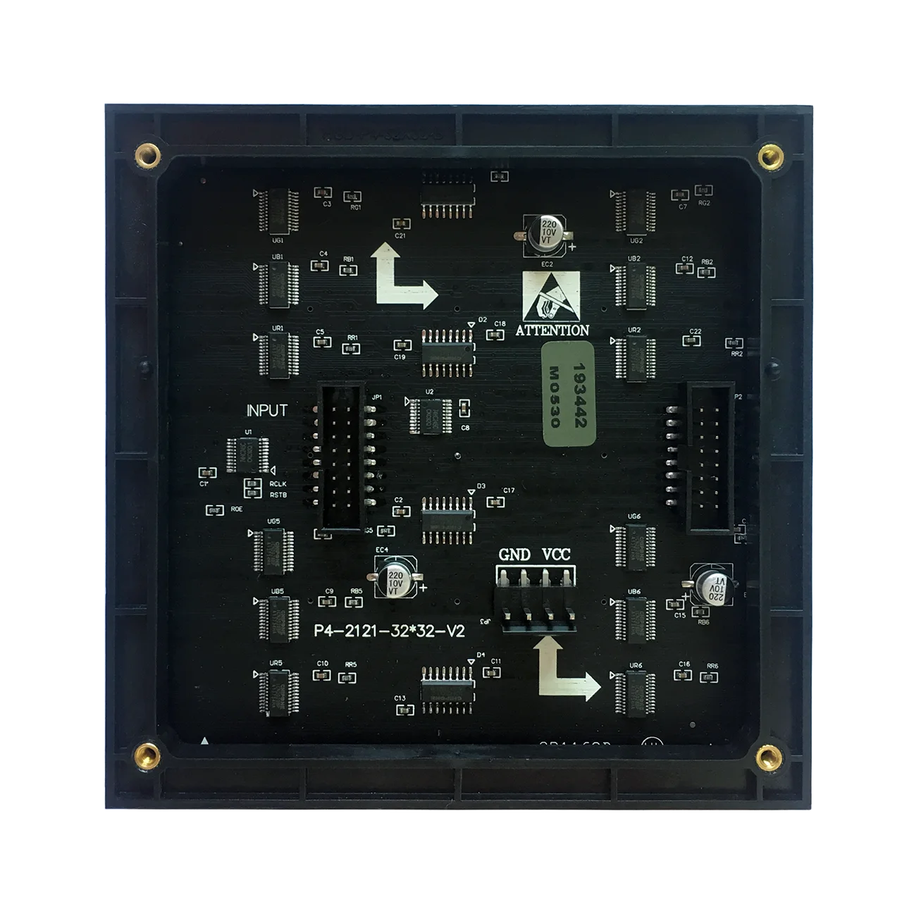 SMD Indoor Full Color P4 LED Panel,RGB LED Display Module,128mm*128mm, 32*32 Pixel,