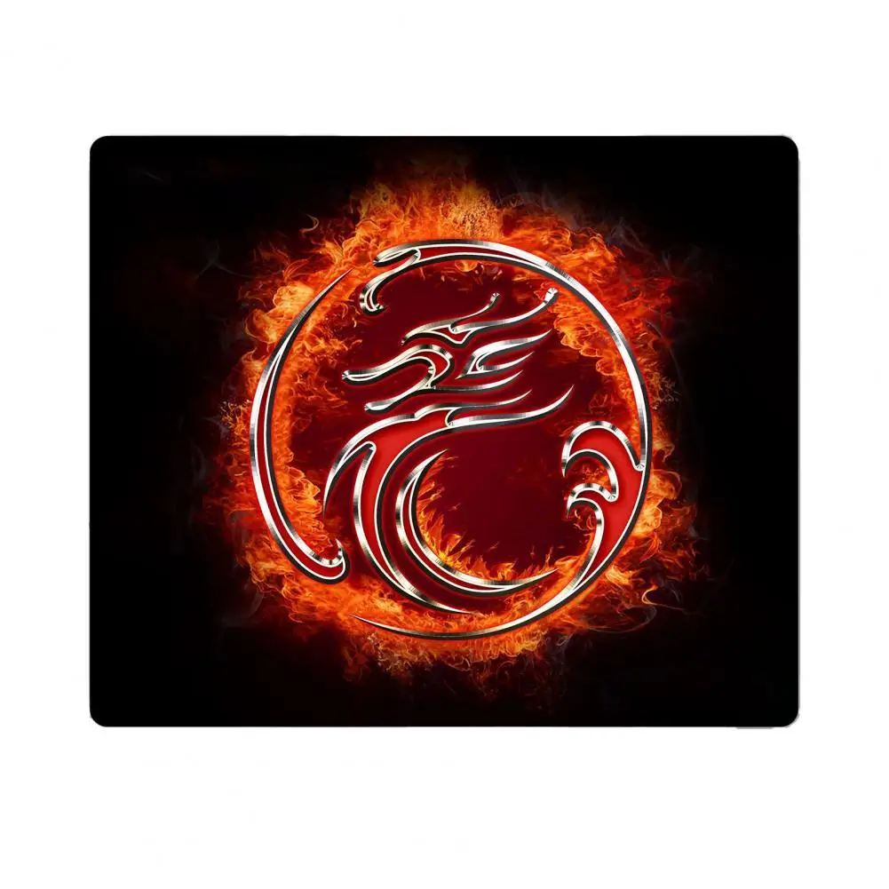 IMICE Cool Game Mouse Pad Dragon Design Stitched Edge Rubber 30x25cm Non-Slip Wrist Guard Mouse Mat for Game New Arrival Big Pad