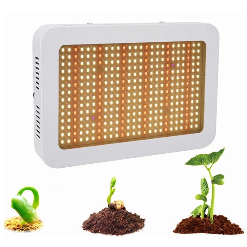 LED Grow Light 1000W Samsung 5730+ Diodes  Full Spectrum Grow Light High PPFD For 4x4FT Coverage, Veg and Blooming