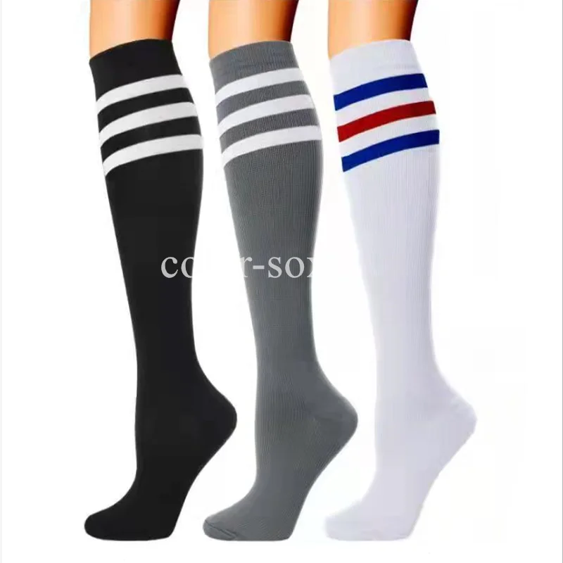 Running New Compression Socks Soccer Stockings 20-30 Mmhg Men Women Sports Socks For Marathon Cycling Football Varicose Veins