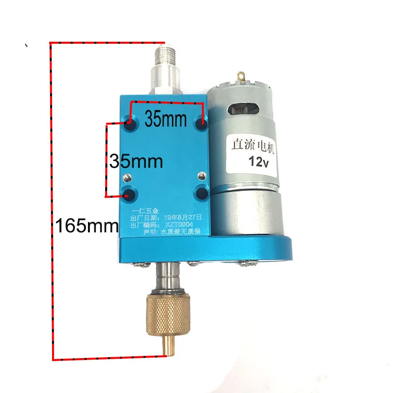 Imagem -02 - Tubo do Elétrodo da Broca do Aço do Tungstênio Cabeça Girada com Motor Máquina de Perfuração do Furo 12v
