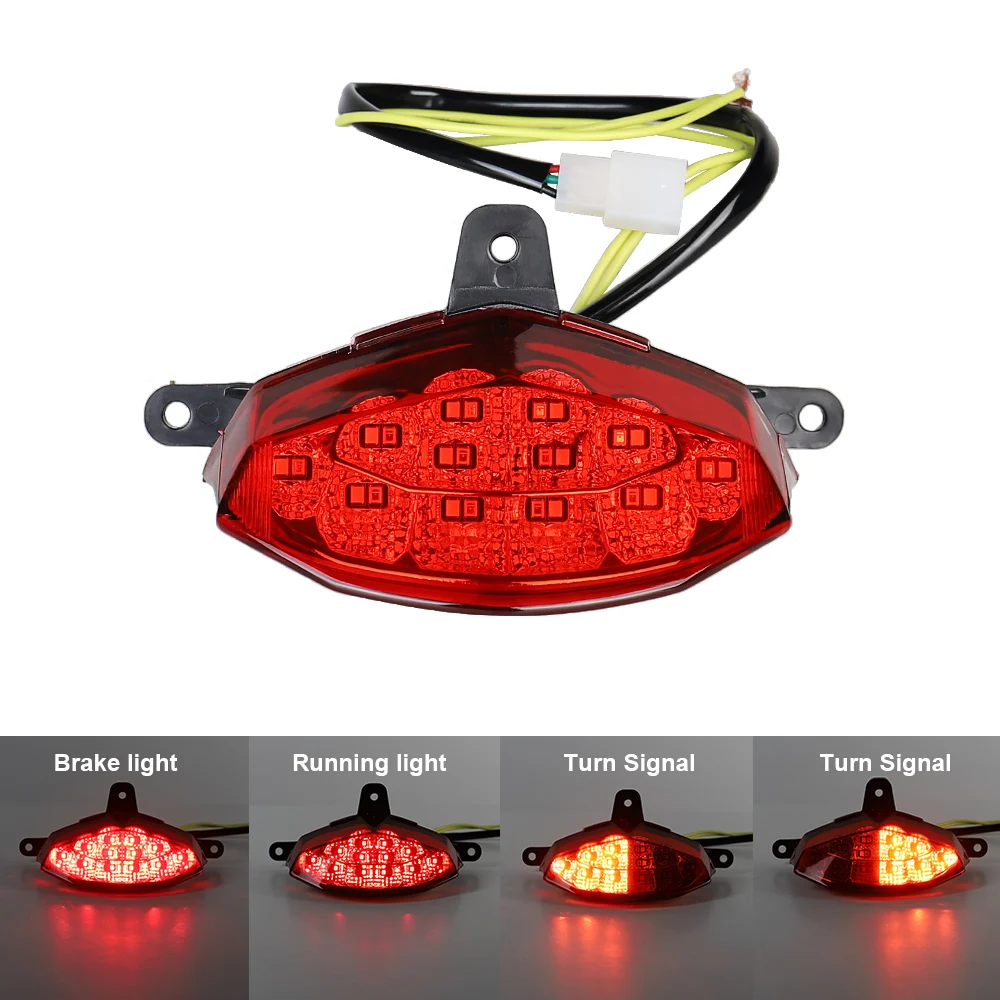 Motorbike Red Somke LED Rear Tail Brake Light For DUKE 125 2011-2016 /200 2012-2016/250 2015-2016 /390 2013-2016