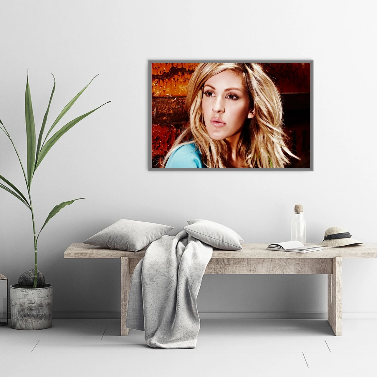 Ellie Goulding Poster Music Singer Star Rapper Art Photo Canvas Album Cover Poster Print Home Decor Wall Painting (No Frame)